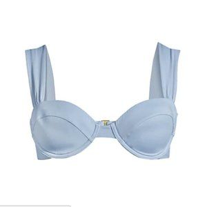 NWT Claudia Bikini Top In Dusk Blue, SIze: Small